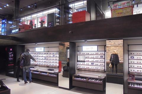 Shoppers may choose to personalise their shades using a digital studio space